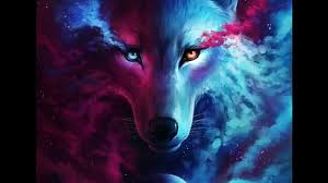 Draw ears on top of the head. Speedpainting Where Light And Dark Meet Galaxy Wolf Drawing In Photoshop Time Lapse Video Dailymotion