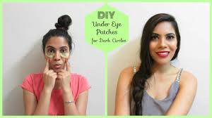 Use a knive with a sharp end, but be careful. Diy Undereye Patches For Dark Circles Youtube