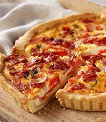 Bacon Cheese And Tomato Quiche Recipe Delicious Magazine Recept Lekker Eten Eten Recepten Maaltijdrecepten