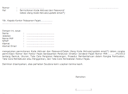 Contoh Surat Pernyataan Faktur Pajak Surat Desain Cv Desain