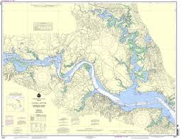 noaa nautical chart 12251 james river jamestown island to