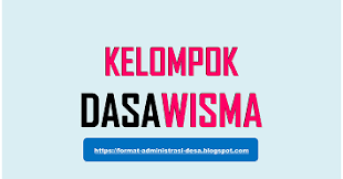 Sosialisasi buku pegangan kader gizi. Kelompok Dasawisma Pkk Format Administrasi Desa