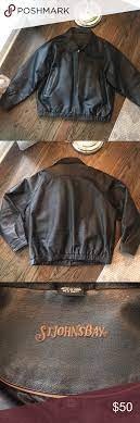 St John S Bay Men S Leather Jacket Size Xxl Leather Jacket Jackets Leather