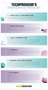 Techpreneur S Branding Checklist Infographic Branding Checklist Infographic Marketing Branding