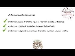 Arabe Espanol Traductores Profesionales Jurados O Gratuitos