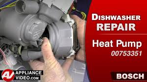 Icon e 09 indicates issues with the heating element. Bosch Dishwasher Heat Pump Repair Youtube