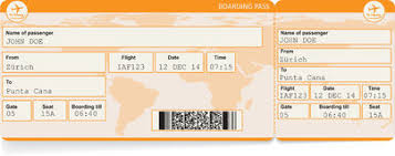 Please copy and paste this embed script to where you want to embed. Vector Image Of Airline Boarding Pass Ticket Illustration 47193002 Megapixl