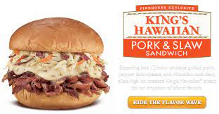 King S Hawaiian Port And Slaw Sandwich From Firehouse Subs Delicious Pork Slaw Pulled Pork