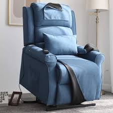 irene house power modern transitional lift chair recliners with soft linen brushed fabric blue lift chair recliners lift chairs couch cushions
