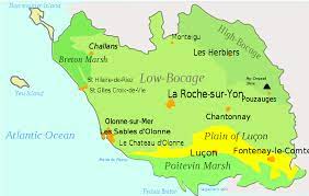 Search hotels in vendée, france. Ancestors Are From This Area Vendee France Previously Know As Meuilleron En Pareds In Poitou Map Half Moon Bay Camping France