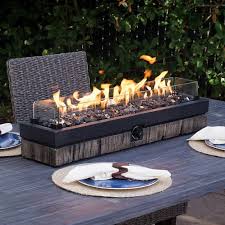 With walmart's selection of fire pit tables, staying warm and spending quality time with friends and family outdoors has never been more fun, easy and safe. Northwoods Decorative Outdoor Tabletop Gas Fire Pit Propane Fireplace New Walmart Com Walmart C In 2021 Outdoor Fire Pit Table Fire Pit Table Fire Pit Backyard