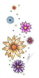Let's draw some floral tattoos together! Flower Ring Tattoo Designs Flower Tattoo Beautiful Flower Tattoos Flower Tattoo Designs