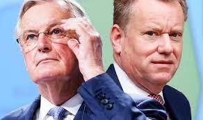 Lord david frost was due to resume talks this morning with eu chief negotiator michel barnier after they broke down on friday. Brexit Plot David Frost Outlines The Three Areas He Won T Sacrifice As He Faces Barnier Uk News Express Co Uk