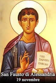 La madre fonda un monastero doppio, di uomini e donne, governati tutti dalla badessa. Il Santo Del Giorno 19 Novembre Oggi Si Celebra San Fausto L Occhio Di Salerno