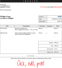 Make An Editable Printable Html Invoice Css Tricks Invoice Design Css Breakup Quotes