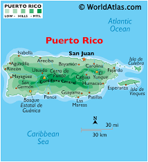Puerto rico flag coloring page. Puerto Rico Maps Facts World Atlas