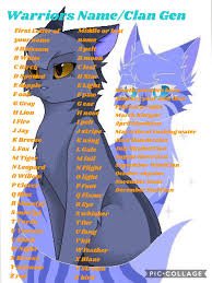 Pin By Flame Star On Warrior Cats Warrior Cat Names Warrior Cats Name Generator Warrior Cat Memes