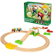 Brio My First Railway Beginner Pack 18 Pc Toddler Train Set Toddler Training Model Trains Train Sets For Toddlers