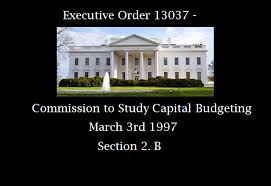 Executive Order 13037 - Commission to... - START BLACK ...