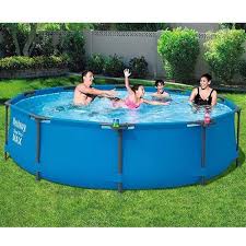Piscina Redonda Bestway 56408 Piscinas Piscina Redonda Piscinas De Nivel Del Suelo