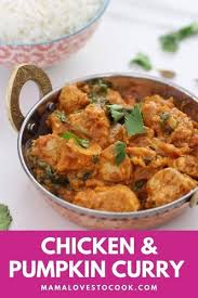 Chicken And Pumpkin Curry Recipe Pumpkin Curry Easy Cooking Recipes Chicken Pumpkin