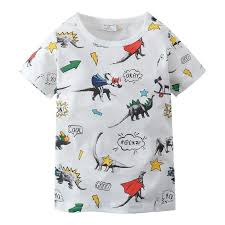 Dino Avengers Cotton T Shirt Baju Anak T Shirt Anak