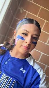 When I See Her in Eye Black Softball