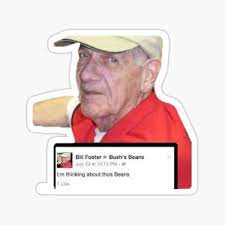 I M Thinking About Thos Beans Man Sticker By Willybumbumbum Redbubble