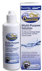 By gary heiting, od there really is no single brand of contact lens solution or lens care system that is the be. Multi Purpose Contact Lens Solution 3 Ounces Made By Clear Conscience