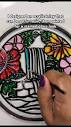 would you try it?✨️ easy stained glass resin art #shorts ...