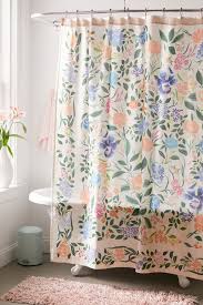 Jacinta Floral Shower Curtain In 2020 Floral Shower Curtains Cute Shower Curtains Urban Outfitters Bathroom