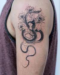 Dạy xăm hình nghệ thuật online Nhá»¯ng Hinh XÄƒm Con Ráº¯n Ä'áº¹p Nháº¥t Snake Tattoo
