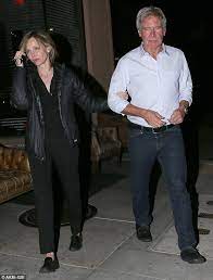 Renowned for his role as han solo in the original science fiction film star wars, harrison ford is an american actor and film producer who built a lucrative career from the scratch. Harrison Ford Reunites With Children Georgia And Malcolm With Wife Calista Flockhart Daily Mail Online