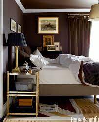 16 Tricks To Make Your Small Rooms Look Bigger Mistakes To Avoid Brown Bedroom Brown Master Bedroom Bedroom Decor Dark