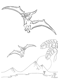 Flugsaurier malvorlage coloring and malvorlagan. Flugsaurier Ausmalbild Pteranodon Ausmalbild Kribbelbunt