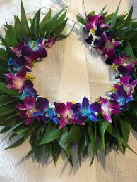 Ti Leaf Baby Orchid Tongan Lei Baby Orchid Fresh Hawaiian Leis Origami Flowers