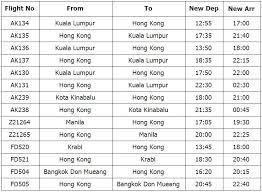 Learn all rules and procedures of getting refunds for tickets for cancellation, rescheduling, denied boarding if airasia cancels, terminates, diverts, reschedules, delays or postpones the flight due to circumstances beyond its control, due to. Travel Advisory Airasia Flights To From Hong Kong Airasia Newsroom