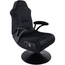 X rocker® hurricane 2.1 with vibration gaming chair X Rocker X Pro 300 Black Pedestal Gaming Chair Rocker With Built In Speakers Walmart Com Walmart Com