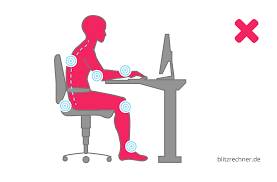 Um eine ergonomische sitzhaltung einzunehmen, sollten sie ihren. Optimale Schreibtischhohe Berechnen Das Ergonomische Buro