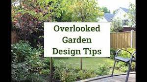 Include a place to sit and observe the beauty of nature or a path for walking through the garden. Overlooked Back Garden Design Tips Youtube