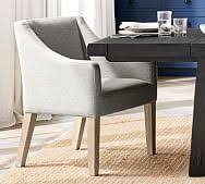 Clean your upholstered chair with regular vacuuming, spot cleaning, and even steaming. Upholstered Dining Kitchen Chairs Pottery Barn