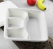 9 Inch Biodegradable Sugarcane Bagasse Divided Fast Food ...