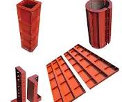 Industrial Steel Column Formwork-800+ Reuses 0.5mm/m Precision High  Strength for Mega Projects Concrete Base Forms Mold