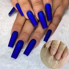 Check out our long acrylic nails selection for the very best in unique or custom, handmade pieces from our craft supplies & tools shops. Xl Long Square False Nail Tips Full Cover Fake Tip Clear Press On Custom Nails Salon Manicure Supply False Nails Aliexpress