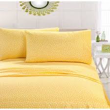 Black And White Polka Dot Sheets Twin Xl Your Zone Microfiber Sheet Set Yellow Bedroom Sheet Sets Sheet Sets Full
