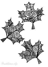 Herbstblatter Malvorlage Ausmalbild Fur Erwachsene