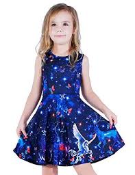 Labeca Girls Dress Sleeveless Long Sleeve Kids Toddler Little Big Girl Unicorn Mermaid Casual Dresses In 2020 Girls Casual Dresses Girls Dresses Long Sleeve Kids