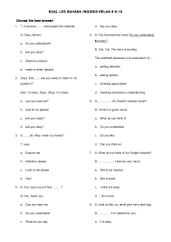 Inggris kurikulum 2013 sma/ma/smk/mak/sederajat edisi revisi, mulai dari bab 1, yang berisikan soal tentang informal letter serta expression related to the informal letter sampai dengan bab 4, explanation text dan passive voice. Soal Bahasa Inggris Kelas 8 Kurikulum 2013