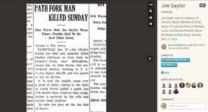 Joe Saylor (1887-1922)