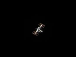 Image result for international space station through telescope